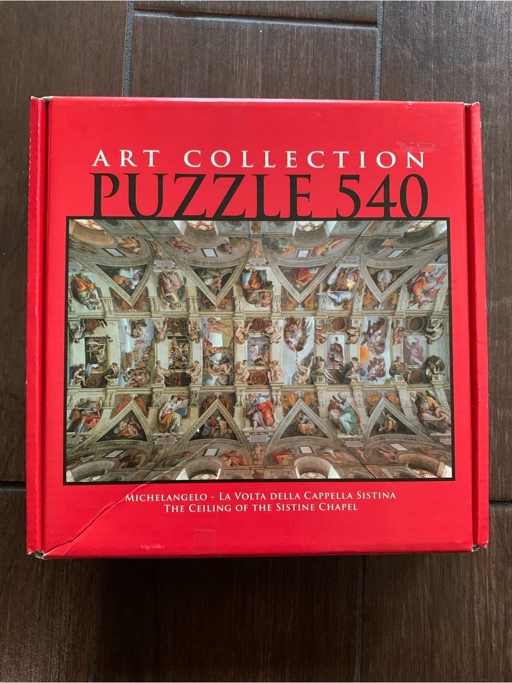 Michelangelo Ceiling of Sistine Chapel Art Collection Puzzle 540 Pc Italy